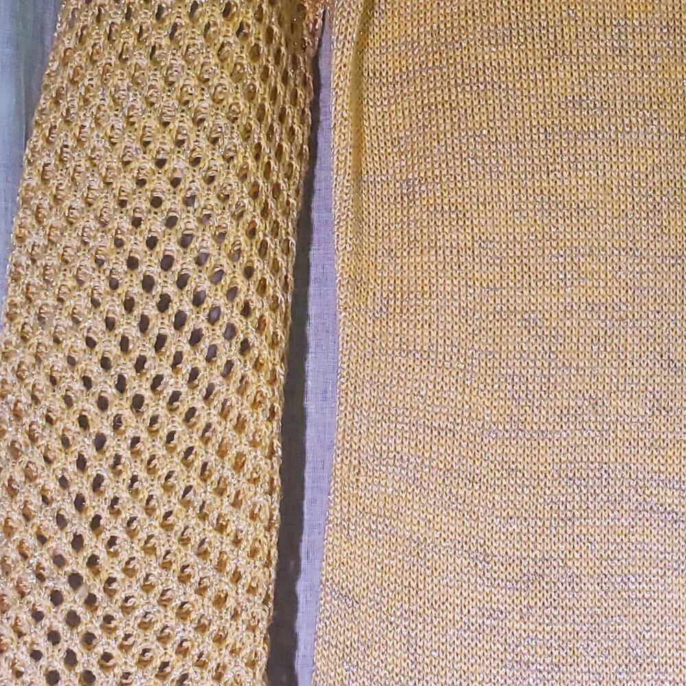 Vintage Anne Fogarty Rare 1960's Gold Knit Gown - Near Mint Condition